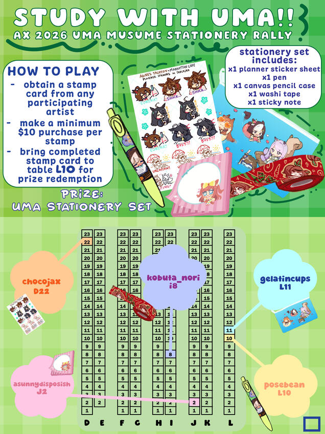 Umamusume Stationary