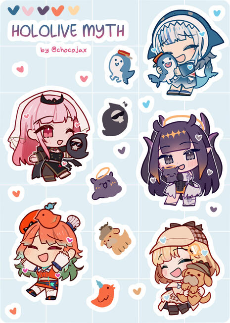 T2 Myth Sticker Sheet