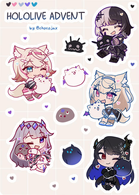 T4 Advent Sticker Sheet